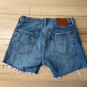 Levi's Women's Blue Denim Shorts
